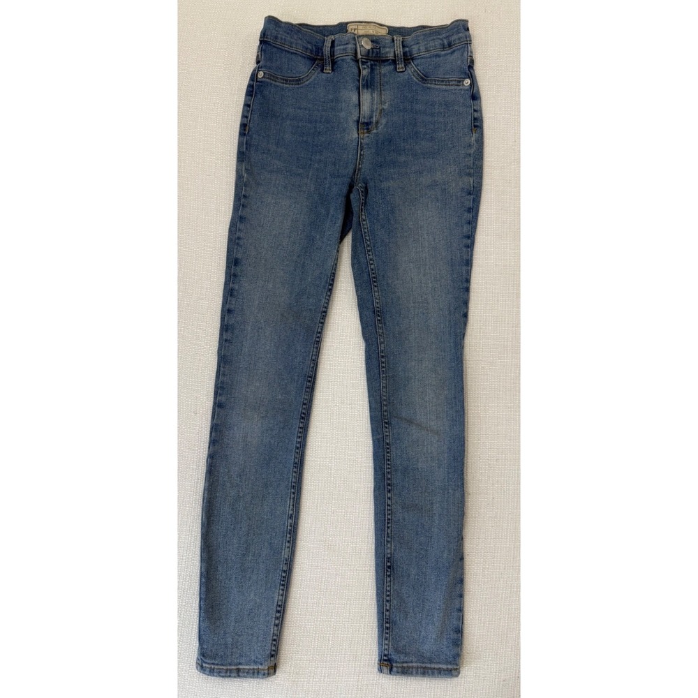 Free People Jeans Womens 26S Skinny High Rise Medium Wash Denim Excellent